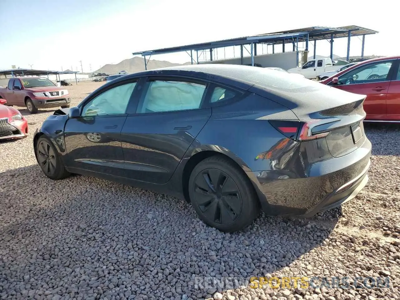 2 Photograph of a damaged car 5YJ3E1EAXRF782585 TESLA MODEL 3 2024