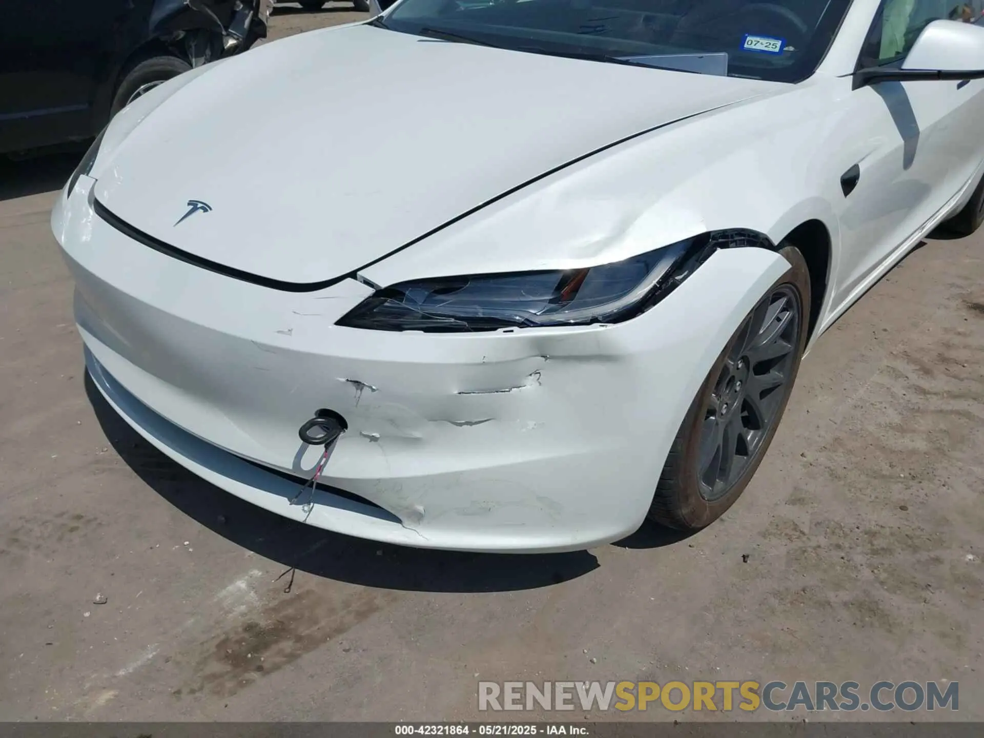 6 Фотография поврежденного автомобиля 5YJ3E1EAXRF785907 TESLA MODEL 3 2024