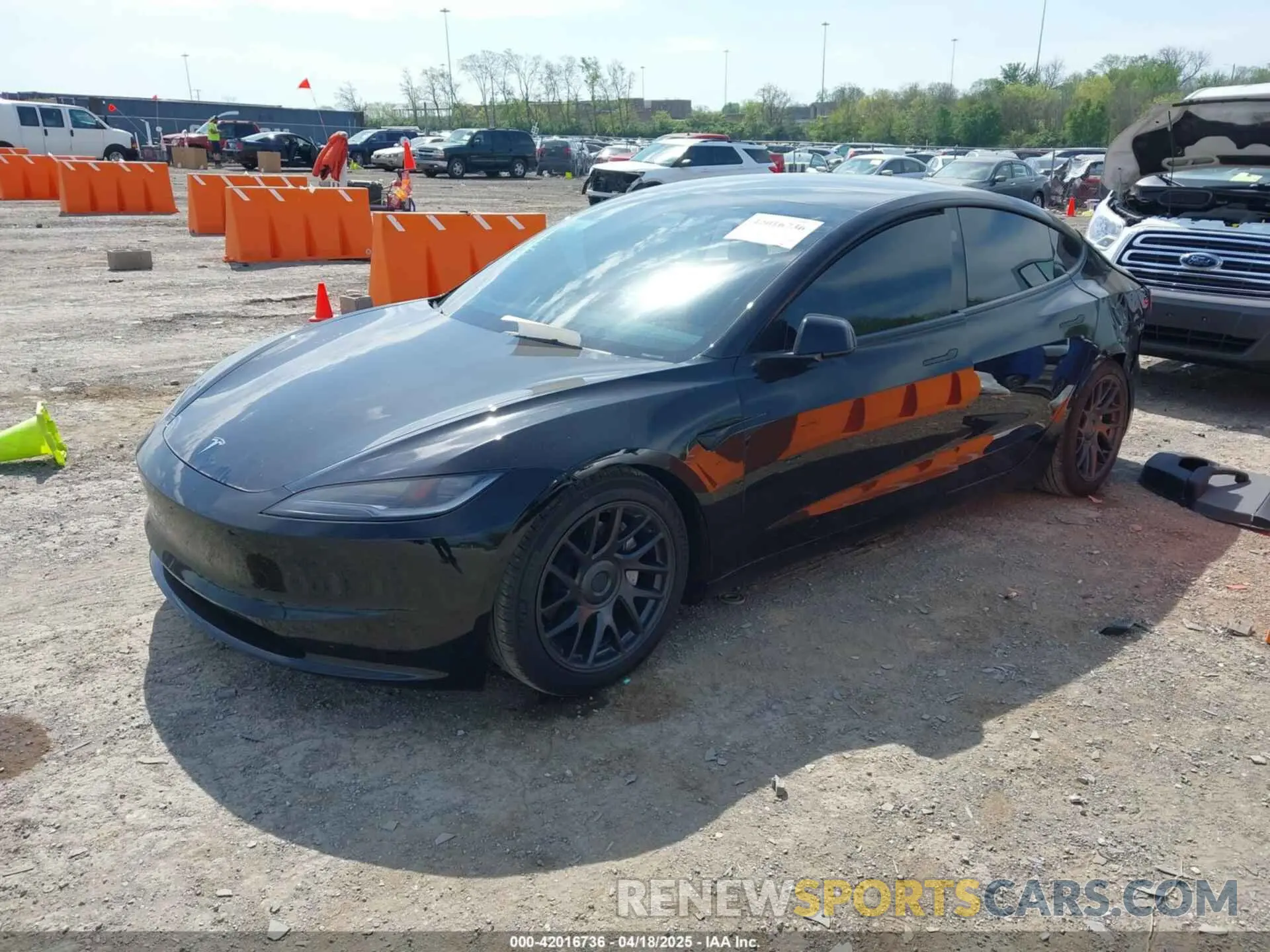 2 Photograph of a damaged car 5YJ3E1EAXRF836824 TESLA MODEL 3 2024