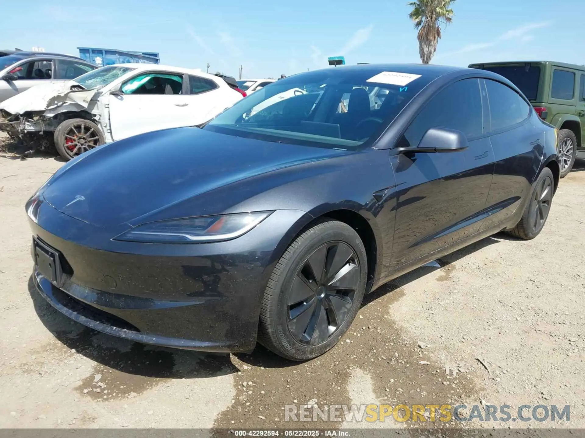 2 Фотография поврежденного автомобиля 5YJ3E1EAXRF864994 TESLA MODEL 3 2024