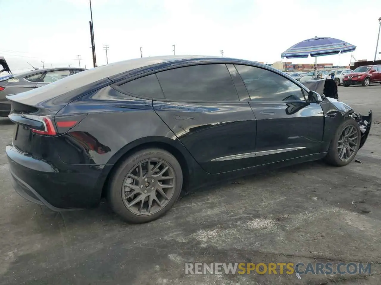 3 Photograph of a damaged car 5YJ3E1EAXRF867023 TESLA MODEL 3 2024