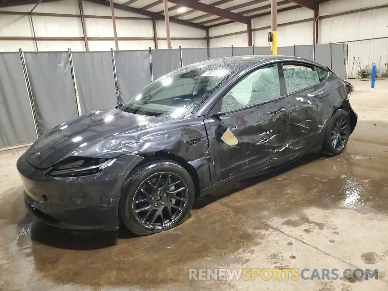 1 Photograph of a damaged car 5YJ3E1EB0RF753718 TESLA MODEL 3 2024