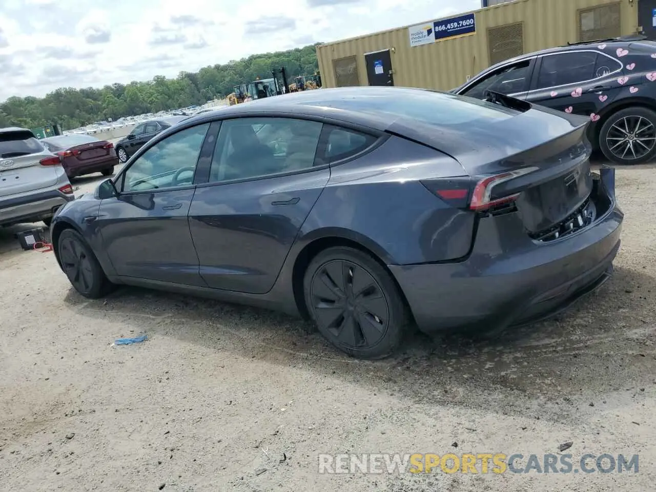 2 Фотография поврежденного автомобиля 5YJ3E1EB0RF766193 TESLA MODEL 3 2024