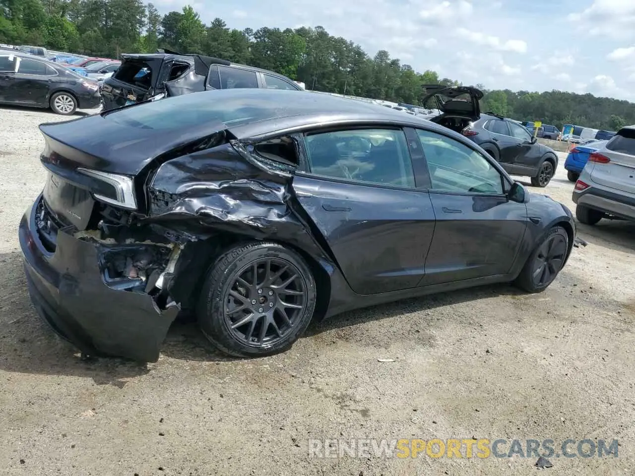 3 Фотография поврежденного автомобиля 5YJ3E1EB0RF766193 TESLA MODEL 3 2024