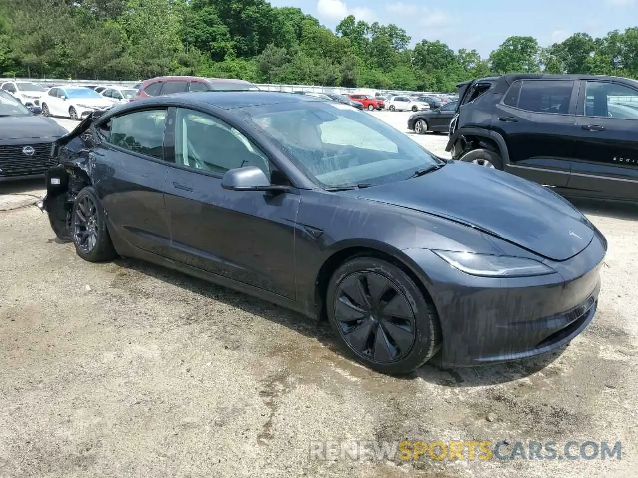4 Фотография поврежденного автомобиля 5YJ3E1EB0RF766193 TESLA MODEL 3 2024