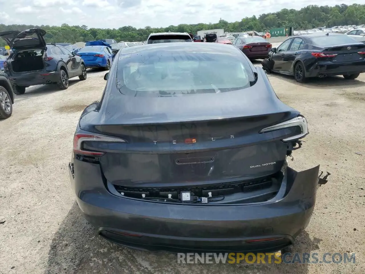 6 Фотография поврежденного автомобиля 5YJ3E1EB0RF766193 TESLA MODEL 3 2024