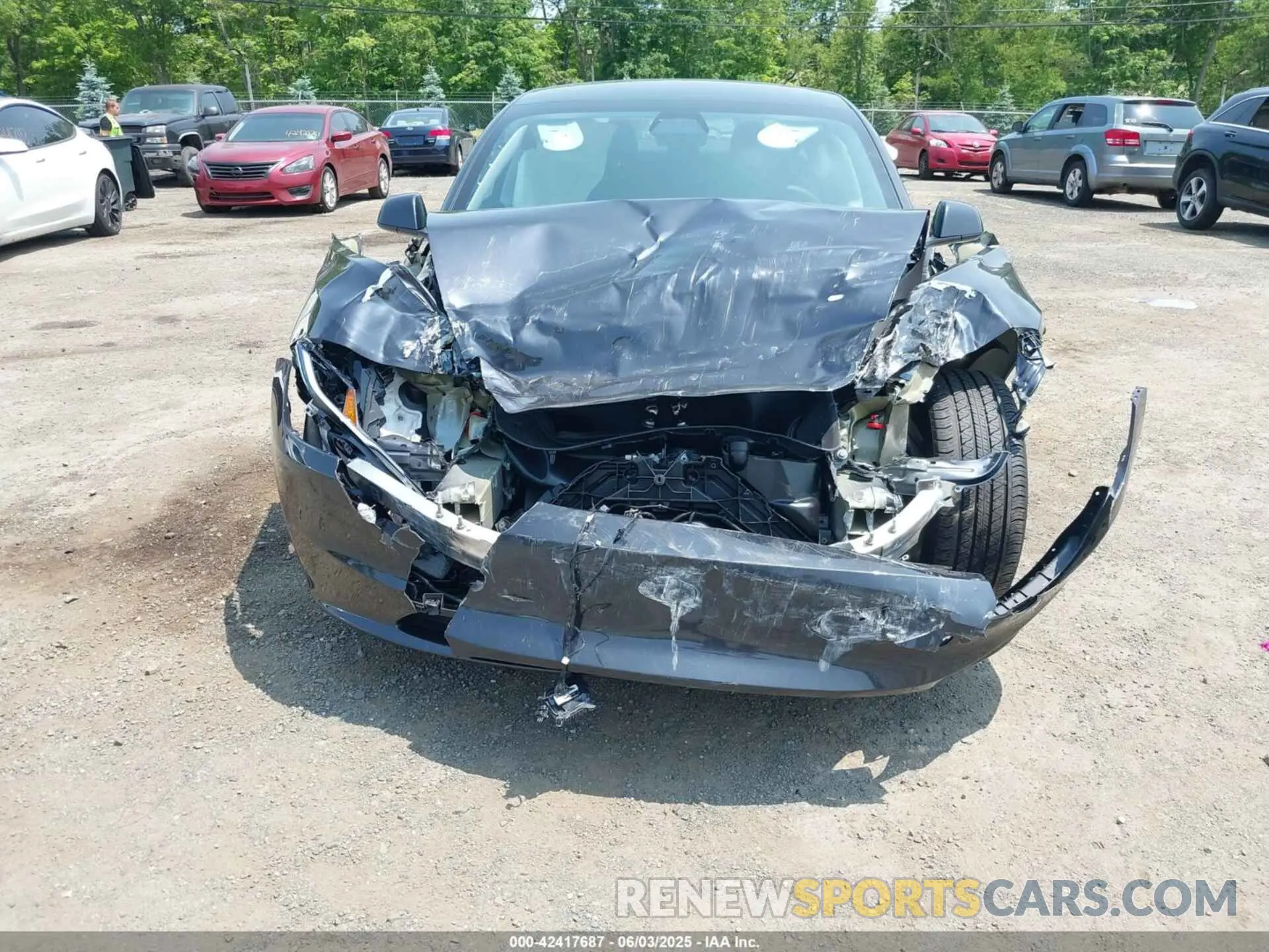 6 Photograph of a damaged car 5YJ3E1EB0RF766260 TESLA MODEL 3 2024