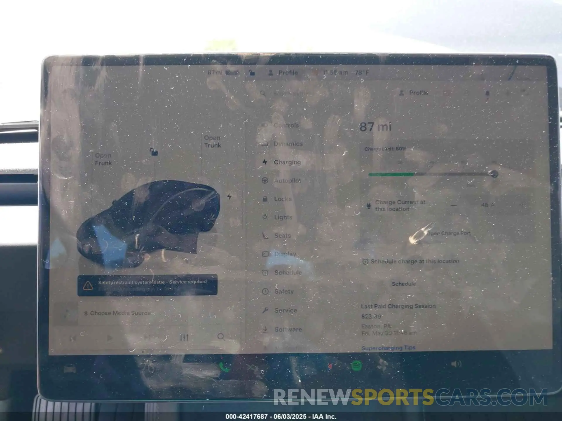 7 Photograph of a damaged car 5YJ3E1EB0RF766260 TESLA MODEL 3 2024
