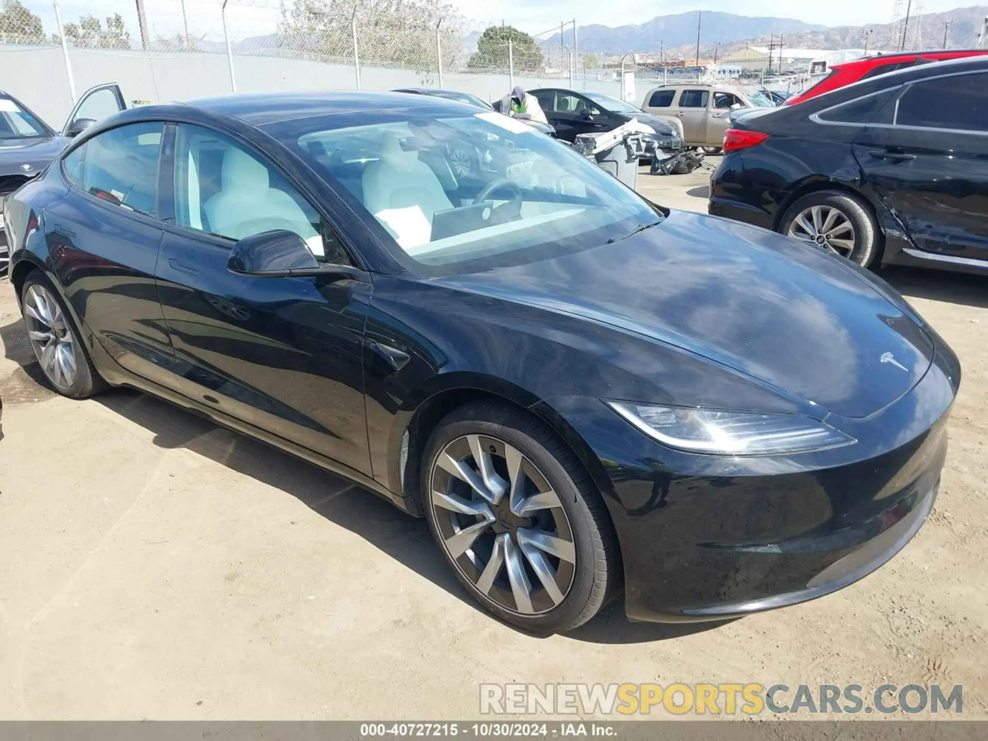 1 Photograph of a damaged car 5YJ3E1EB0RF792938 TESLA MODEL 3 2024