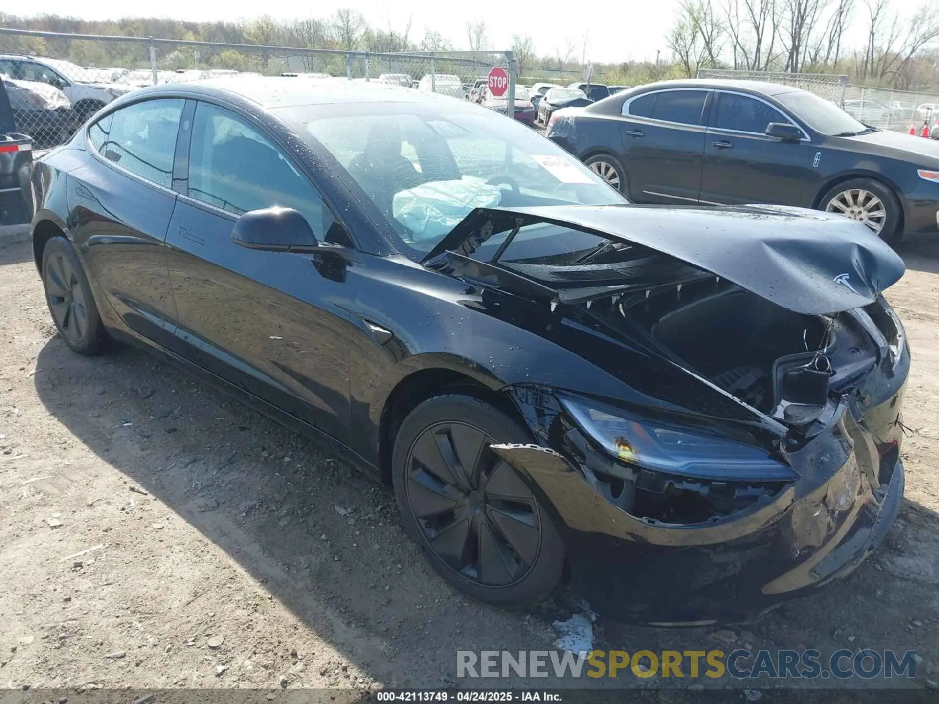1 Photograph of a damaged car 5YJ3E1EB0RF817515 TESLA MODEL 3 2024