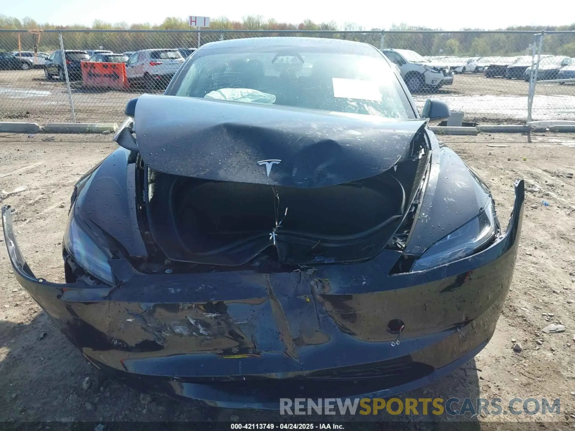 12 Photograph of a damaged car 5YJ3E1EB0RF817515 TESLA MODEL 3 2024