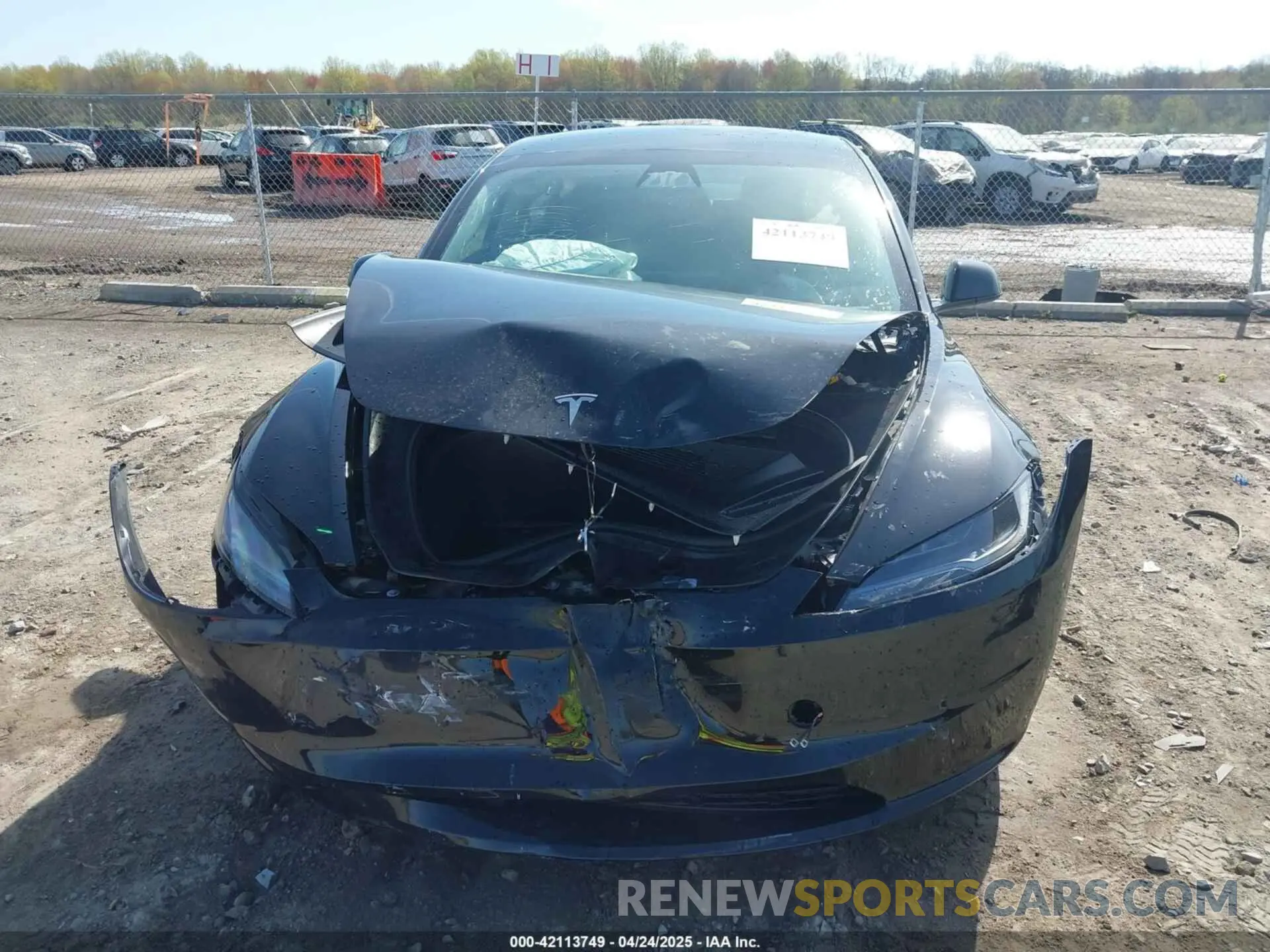 6 Photograph of a damaged car 5YJ3E1EB0RF817515 TESLA MODEL 3 2024