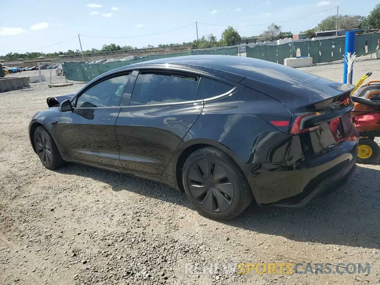 2 Photograph of a damaged car 5YJ3E1EB1RF731923 TESLA MODEL 3 2024