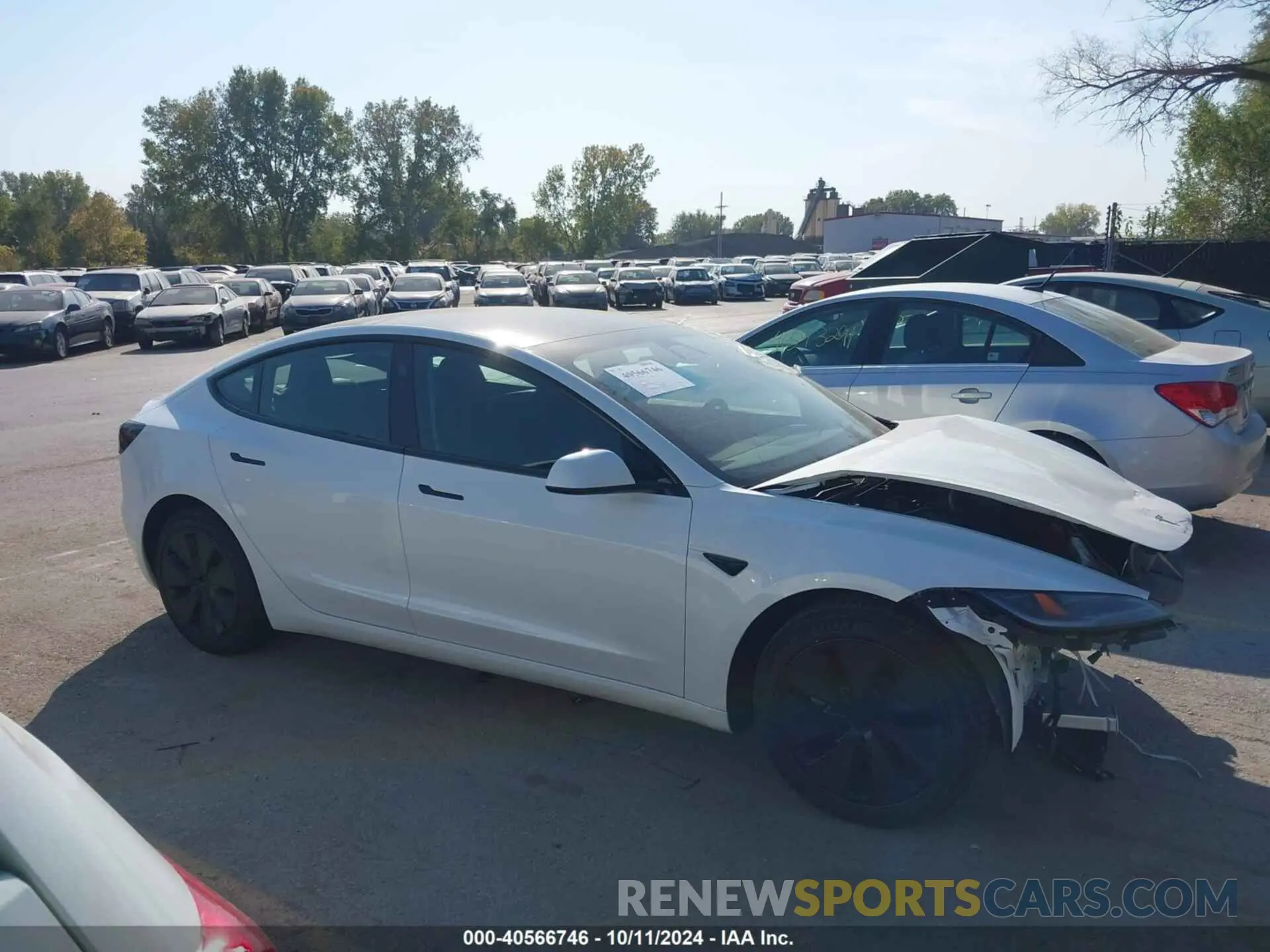 13 Фотография поврежденного автомобиля 5YJ3E1EB1RF792558 TESLA MODEL 3 2024