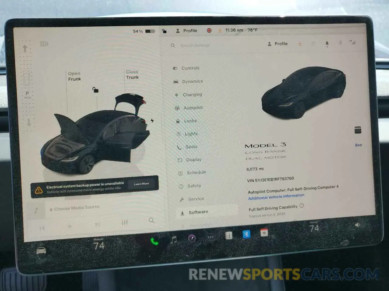 9 Фотография поврежденного автомобиля 5YJ3E1EB1RF793760 TESLA MODEL 3 2024
