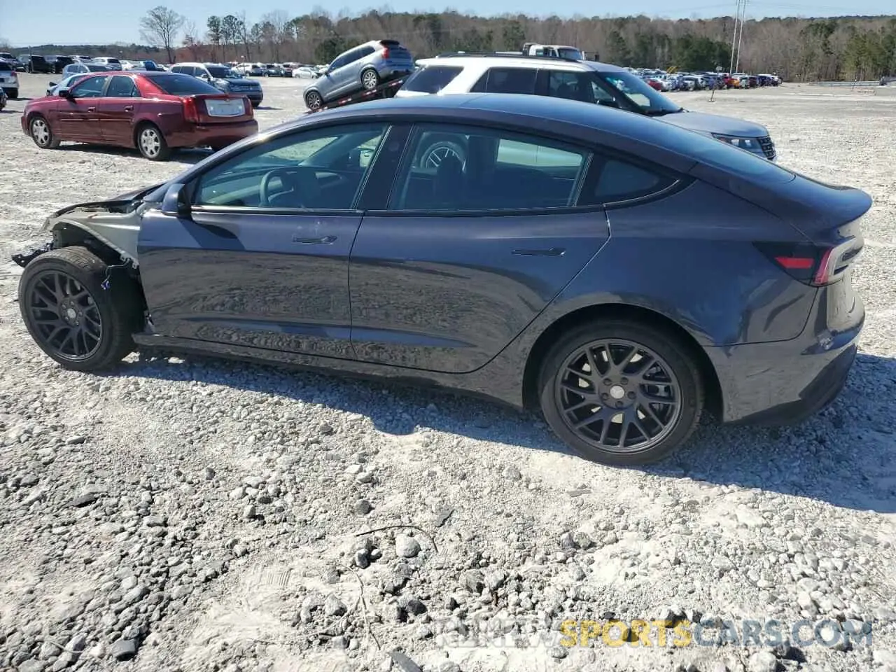 2 Фотография поврежденного автомобиля 5YJ3E1EB1RF799509 TESLA MODEL 3 2024