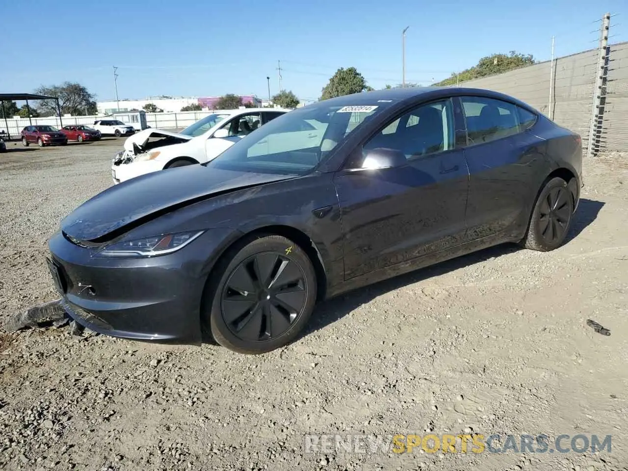 1 Photograph of a damaged car 5YJ3E1EB1RF813666 TESLA MODEL 3 2024