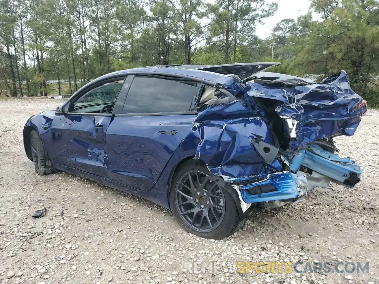 2 Фотография поврежденного автомобиля 5YJ3E1EB2RF788440 TESLA MODEL 3 2024