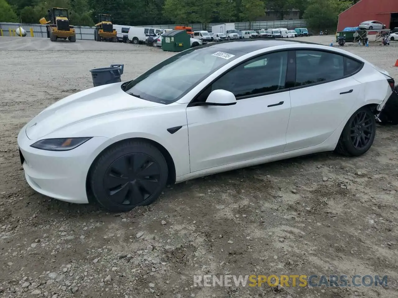 1 Photograph of a damaged car 5YJ3E1EB2RF797302 TESLA MODEL 3 2024