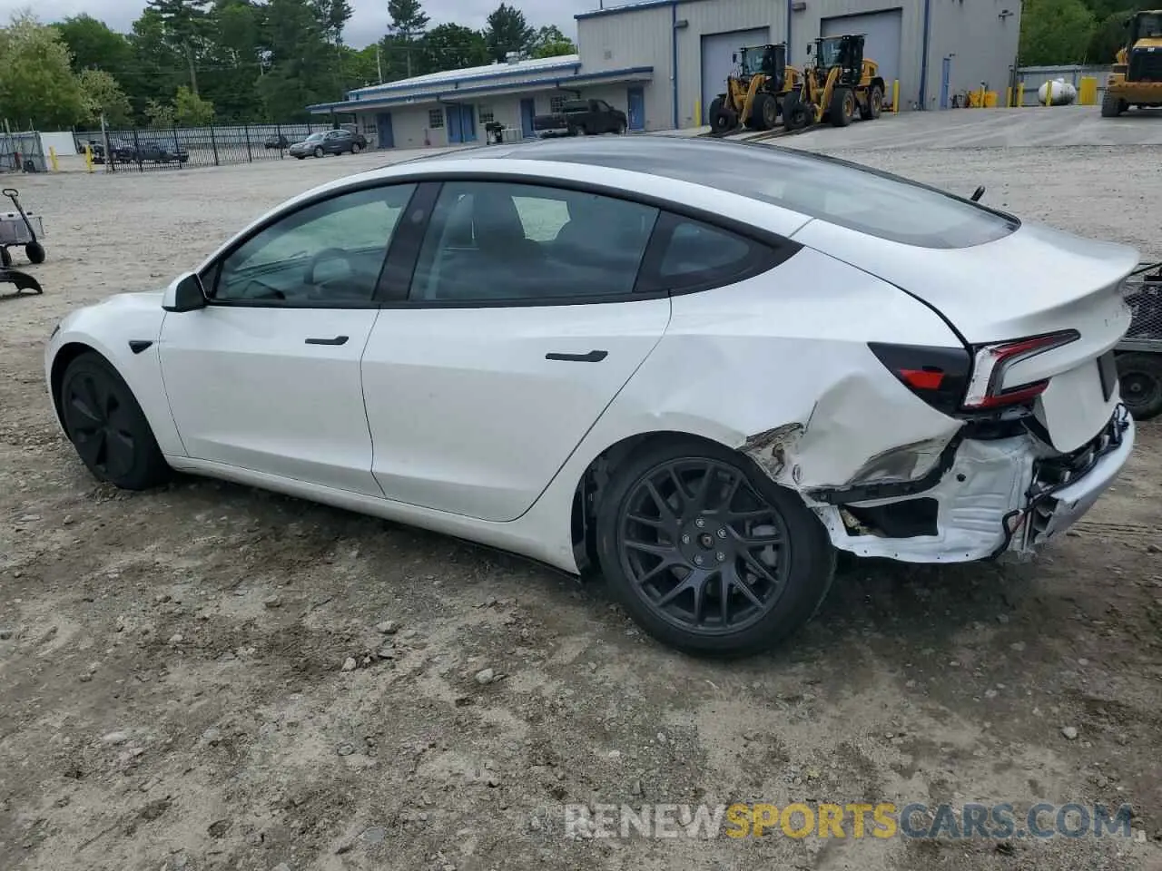 2 Photograph of a damaged car 5YJ3E1EB2RF797302 TESLA MODEL 3 2024
