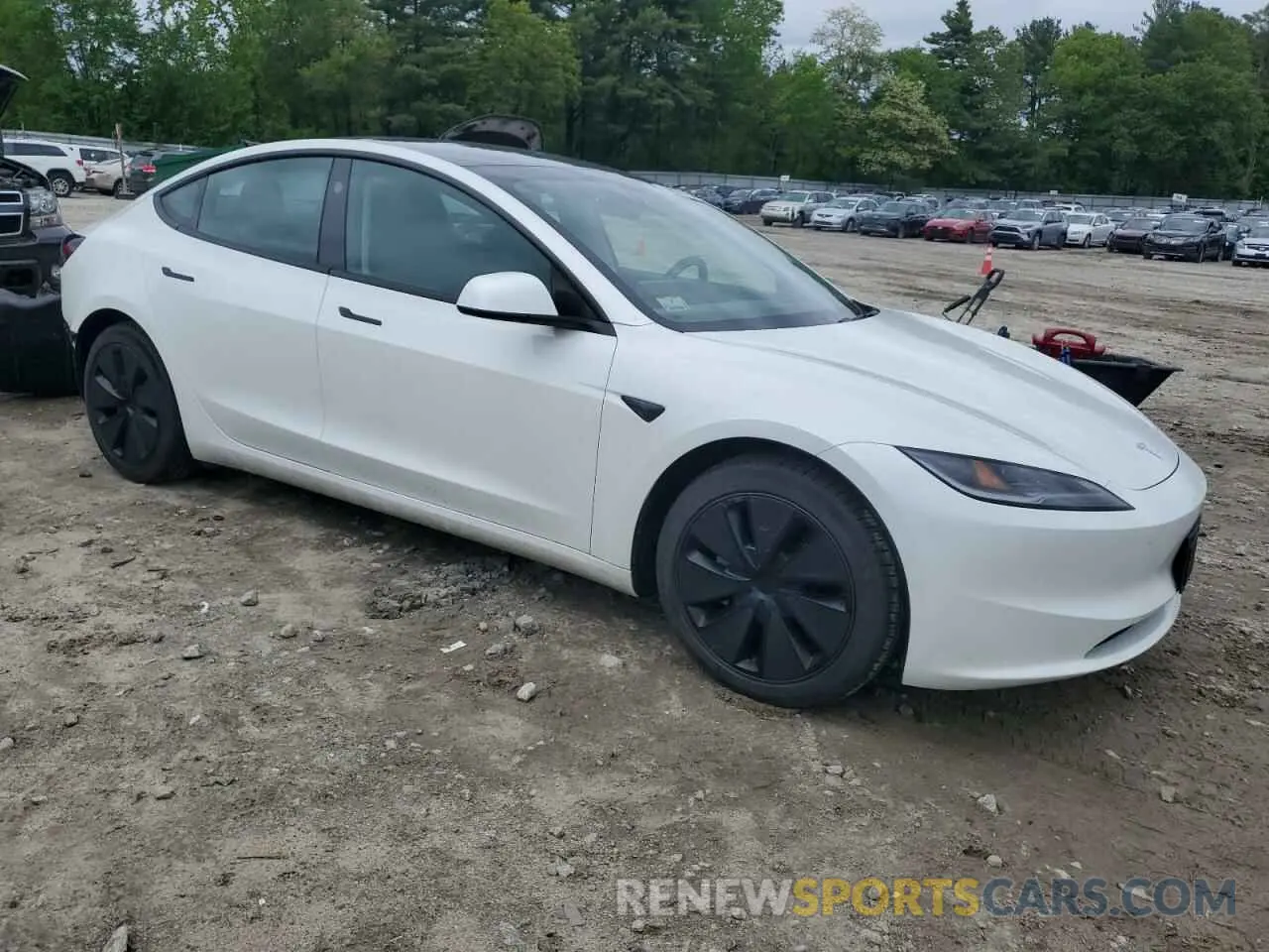 4 Photograph of a damaged car 5YJ3E1EB2RF797302 TESLA MODEL 3 2024