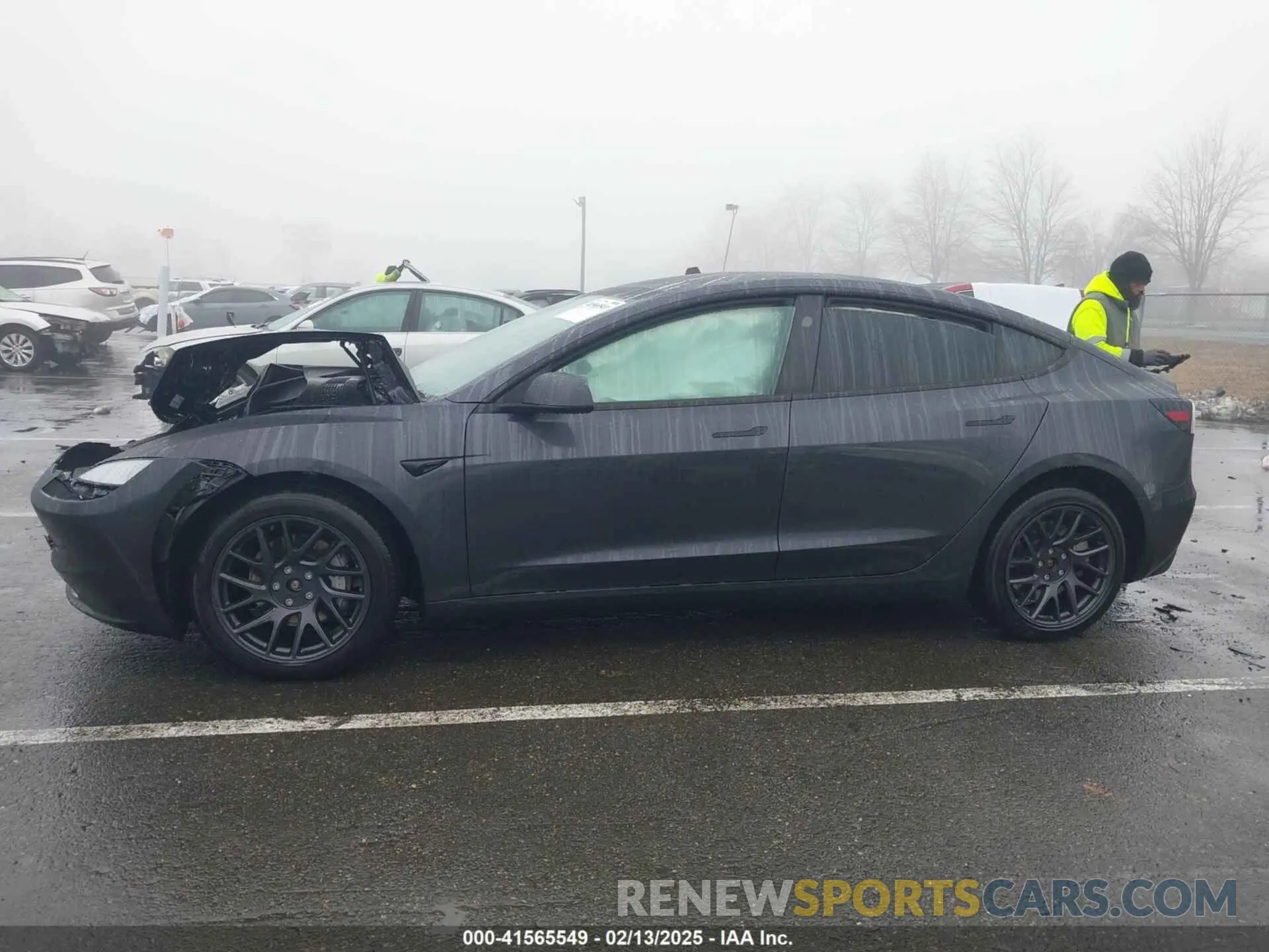 13 Photograph of a damaged car 5YJ3E1EB2RF815376 TESLA MODEL 3 2024