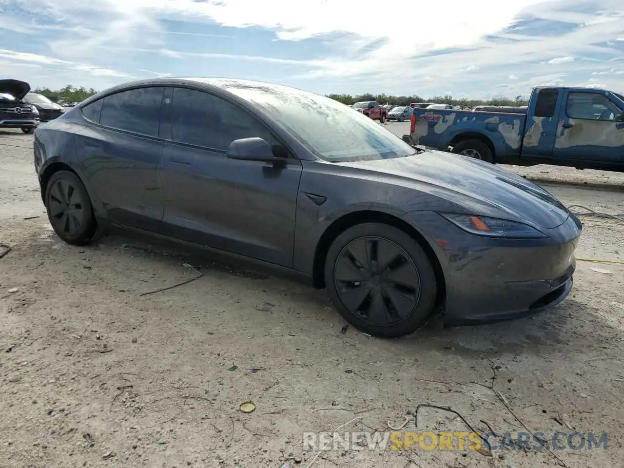 4 Photograph of a damaged car 5YJ3E1EB3RF741286 TESLA MODEL 3 2024