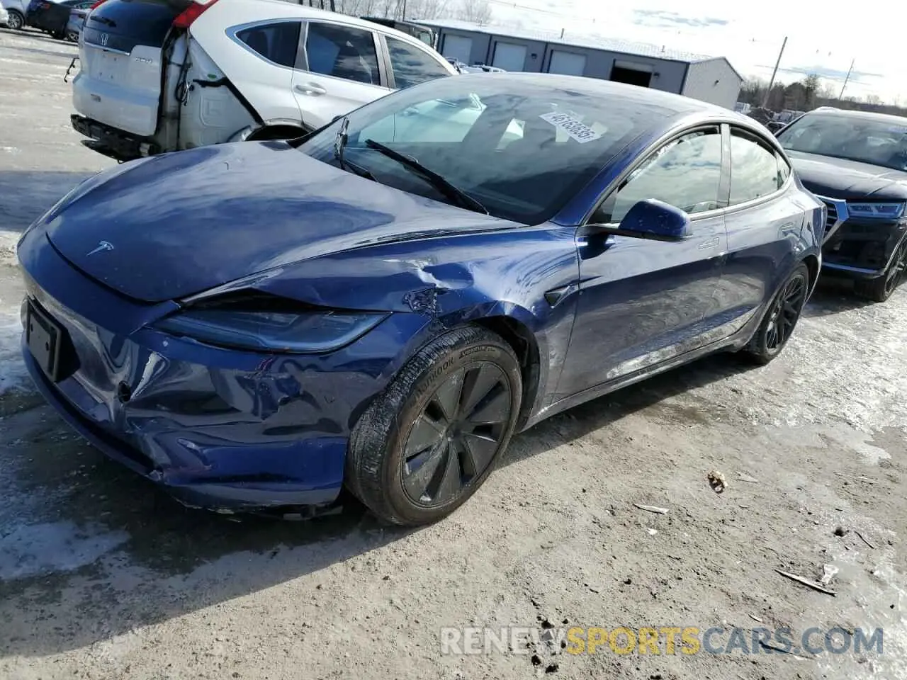 1 Photograph of a damaged car 5YJ3E1EB3RF754698 TESLA MODEL 3 2024