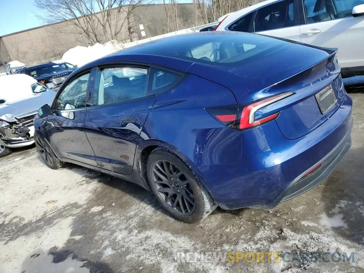 2 Photograph of a damaged car 5YJ3E1EB3RF754698 TESLA MODEL 3 2024