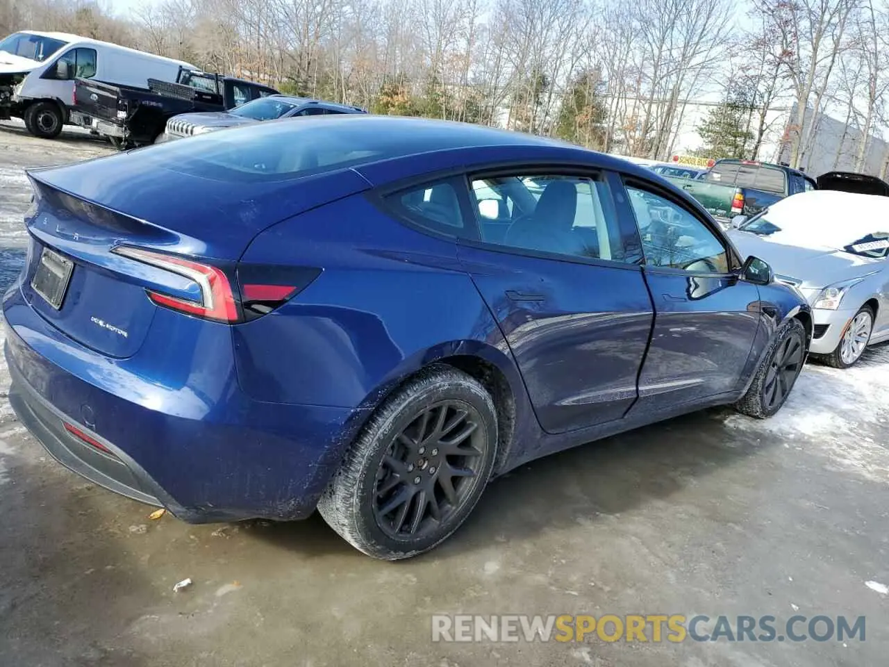 3 Photograph of a damaged car 5YJ3E1EB3RF754698 TESLA MODEL 3 2024
