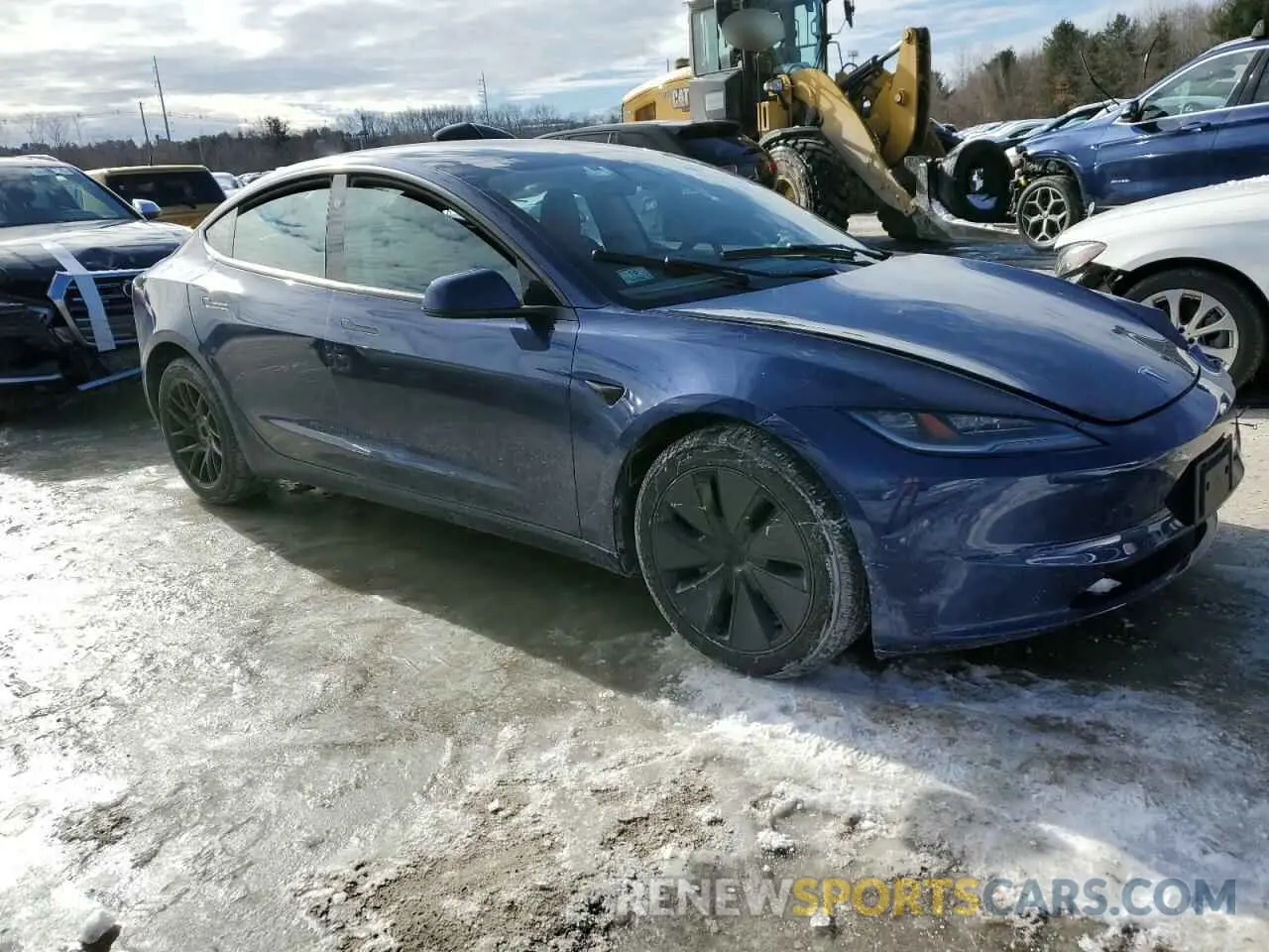 4 Photograph of a damaged car 5YJ3E1EB3RF754698 TESLA MODEL 3 2024