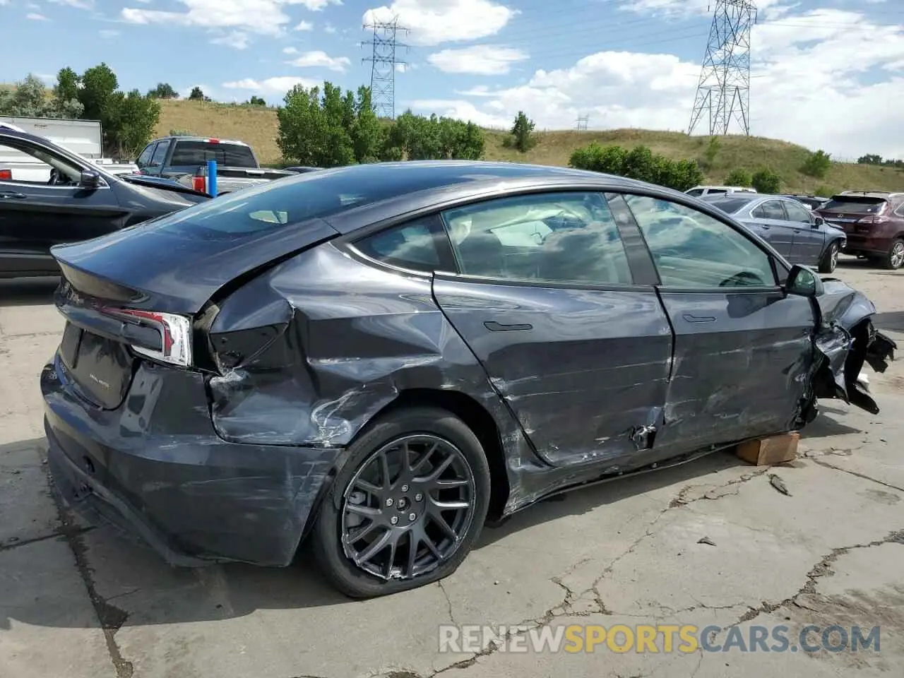 3 Фотография поврежденного автомобиля 5YJ3E1EB3RF758668 TESLA MODEL 3 2024
