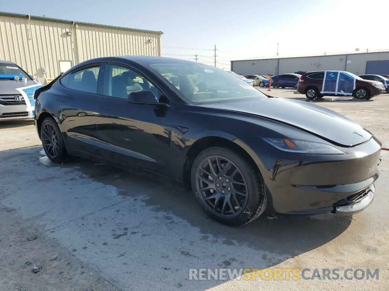 4 Photograph of a damaged car 5YJ3E1EB3RF766303 TESLA MODEL 3 2024