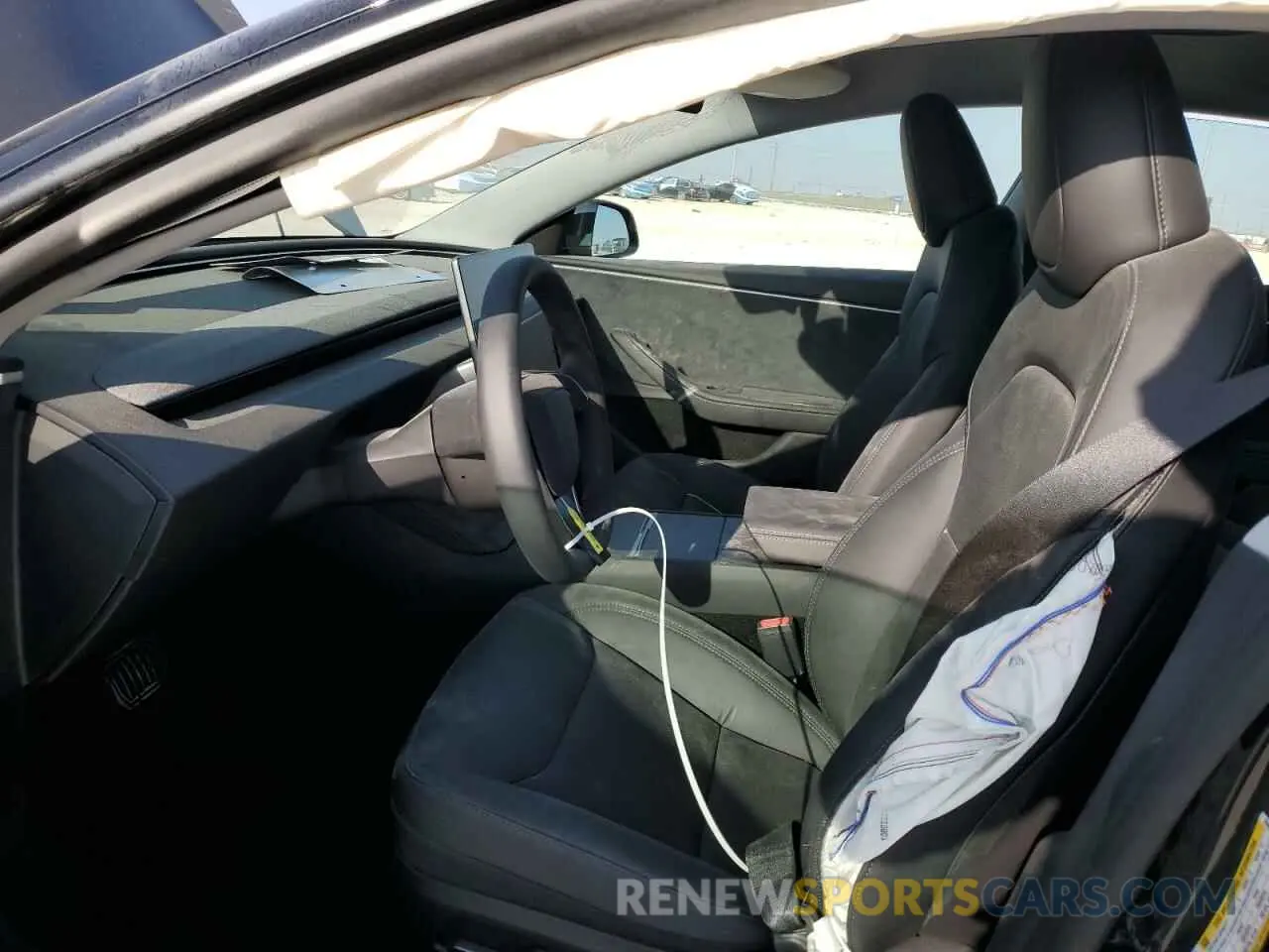 7 Photograph of a damaged car 5YJ3E1EB3RF766303 TESLA MODEL 3 2024