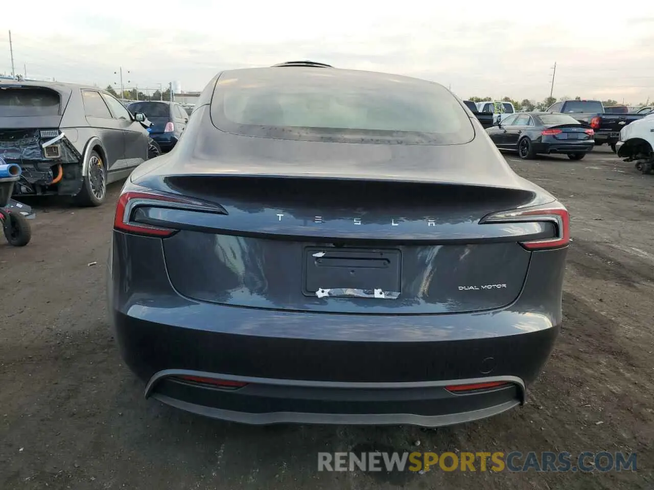6 Фотография поврежденного автомобиля 5YJ3E1EB3RF813295 TESLA MODEL 3 2024