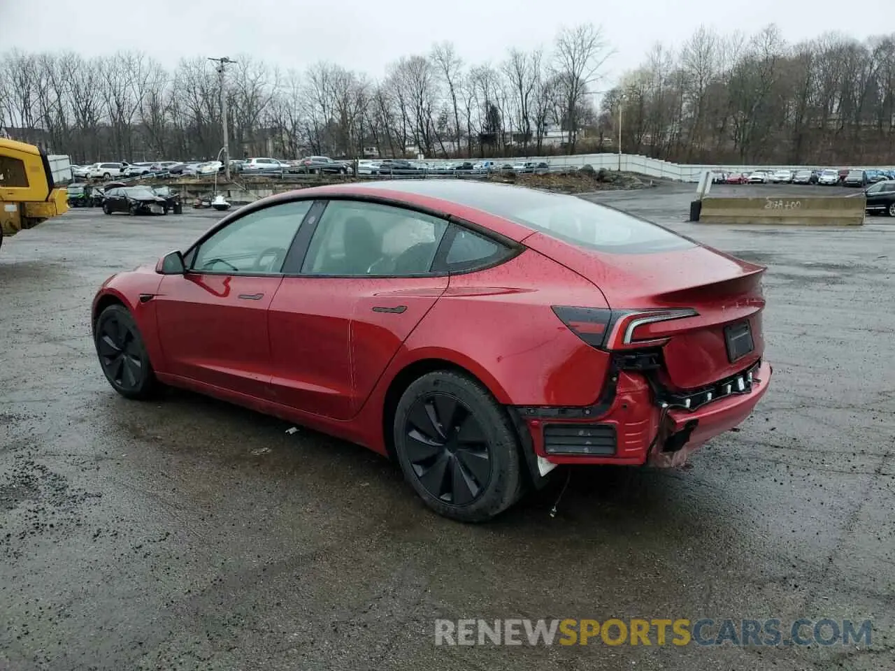 2 Photograph of a damaged car 5YJ3E1EB4RF753687 TESLA MODEL 3 2024