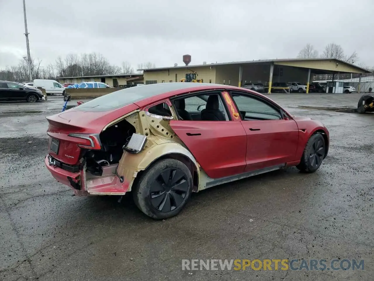 3 Photograph of a damaged car 5YJ3E1EB4RF753687 TESLA MODEL 3 2024