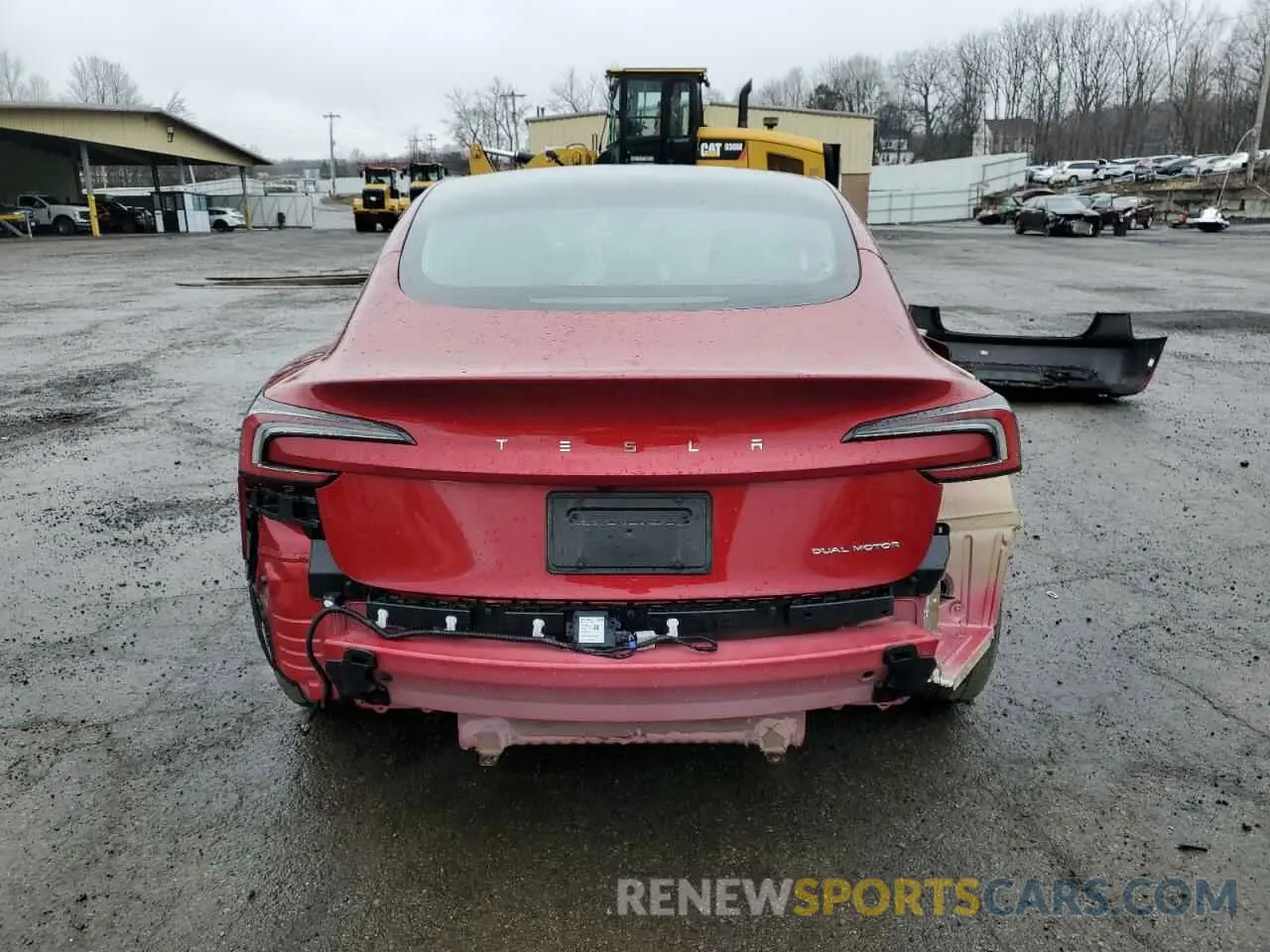 6 Photograph of a damaged car 5YJ3E1EB4RF753687 TESLA MODEL 3 2024