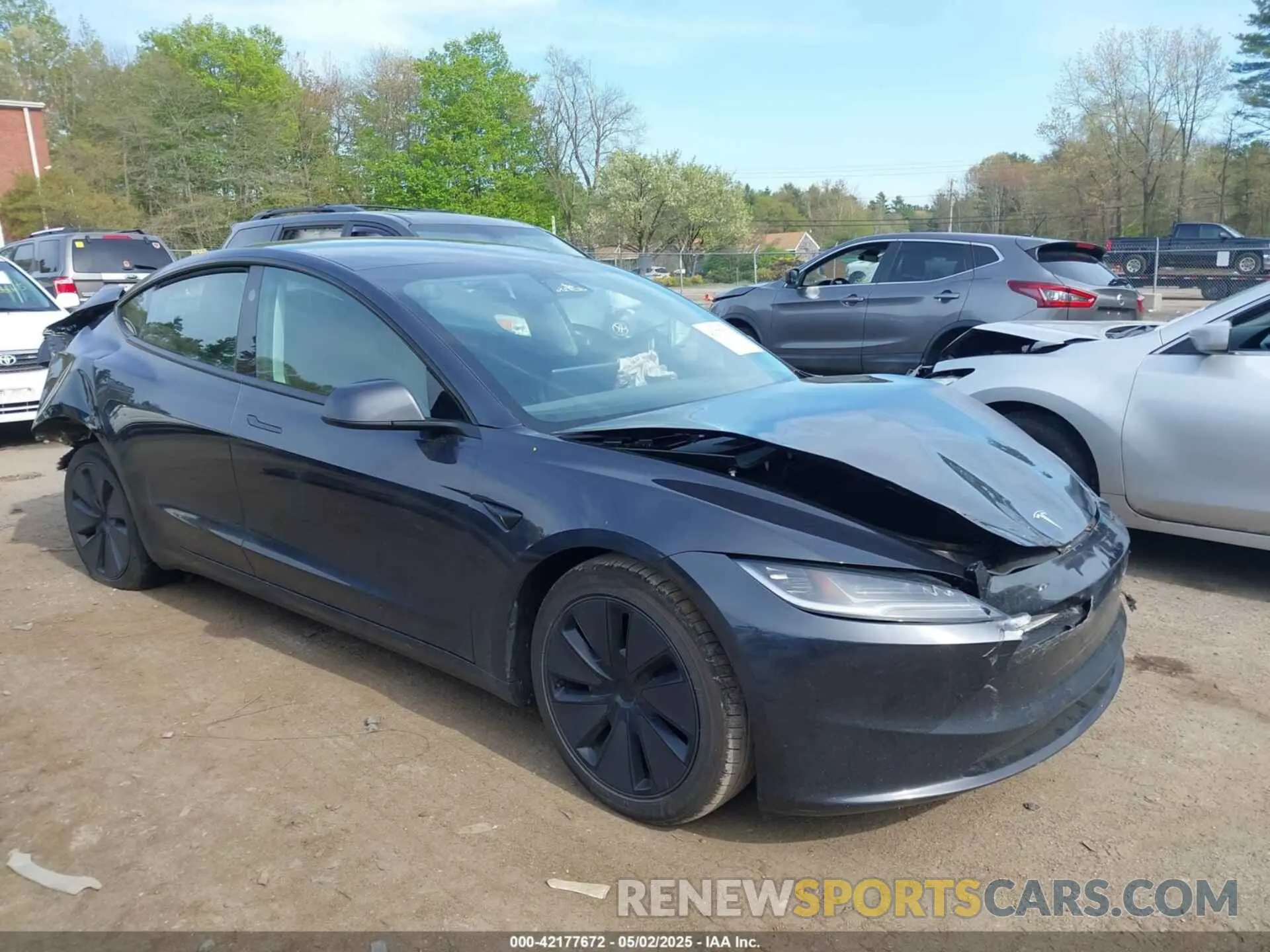 1 Photograph of a damaged car 5YJ3E1EB4RF796636 TESLA MODEL 3 2024