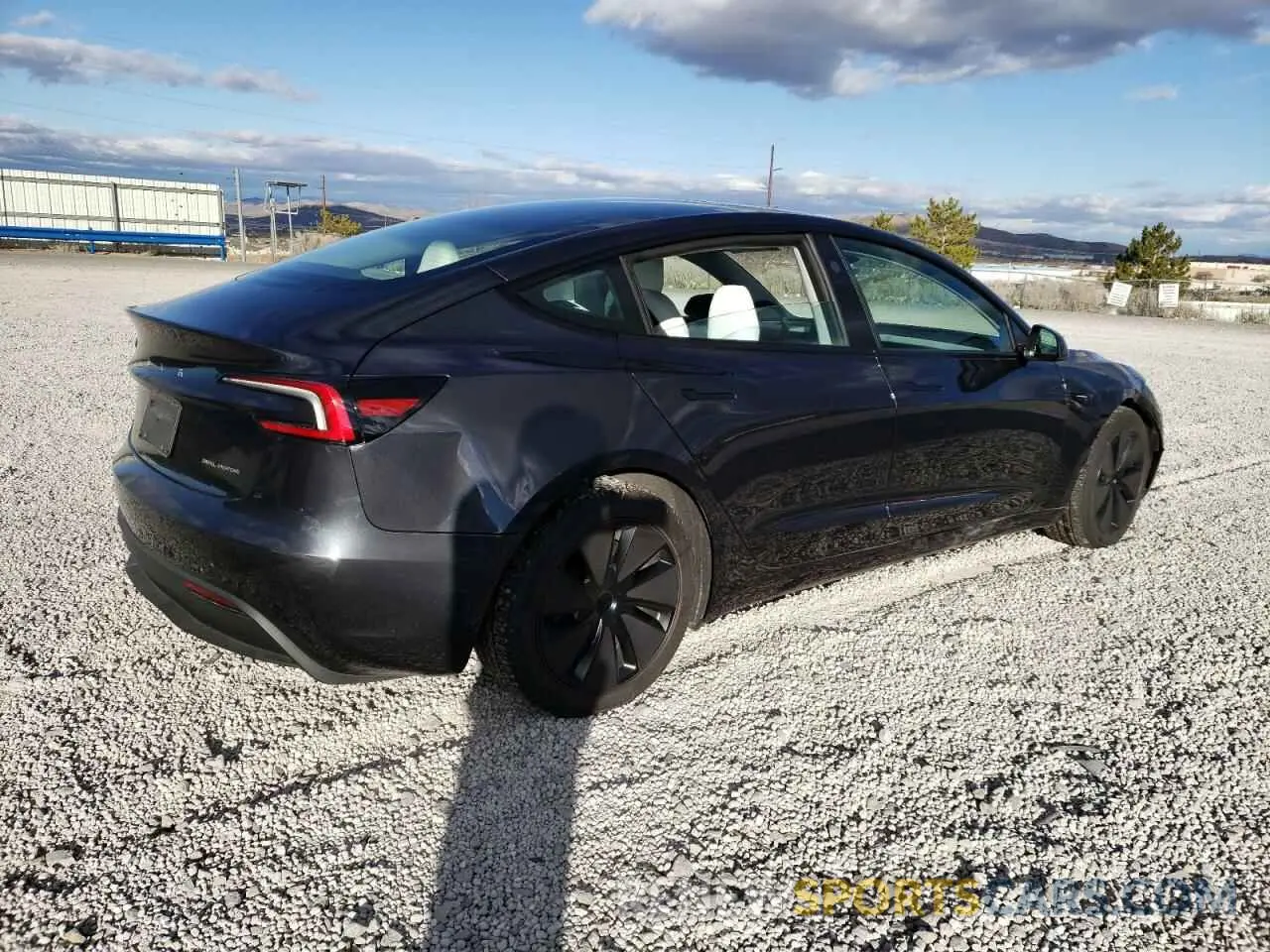 3 Photograph of a damaged car 5YJ3E1EB4RF809143 TESLA MODEL 3 2024