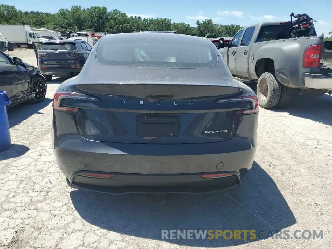 6 Фотография поврежденного автомобиля 5YJ3E1EB5RF735795 TESLA MODEL 3 2024