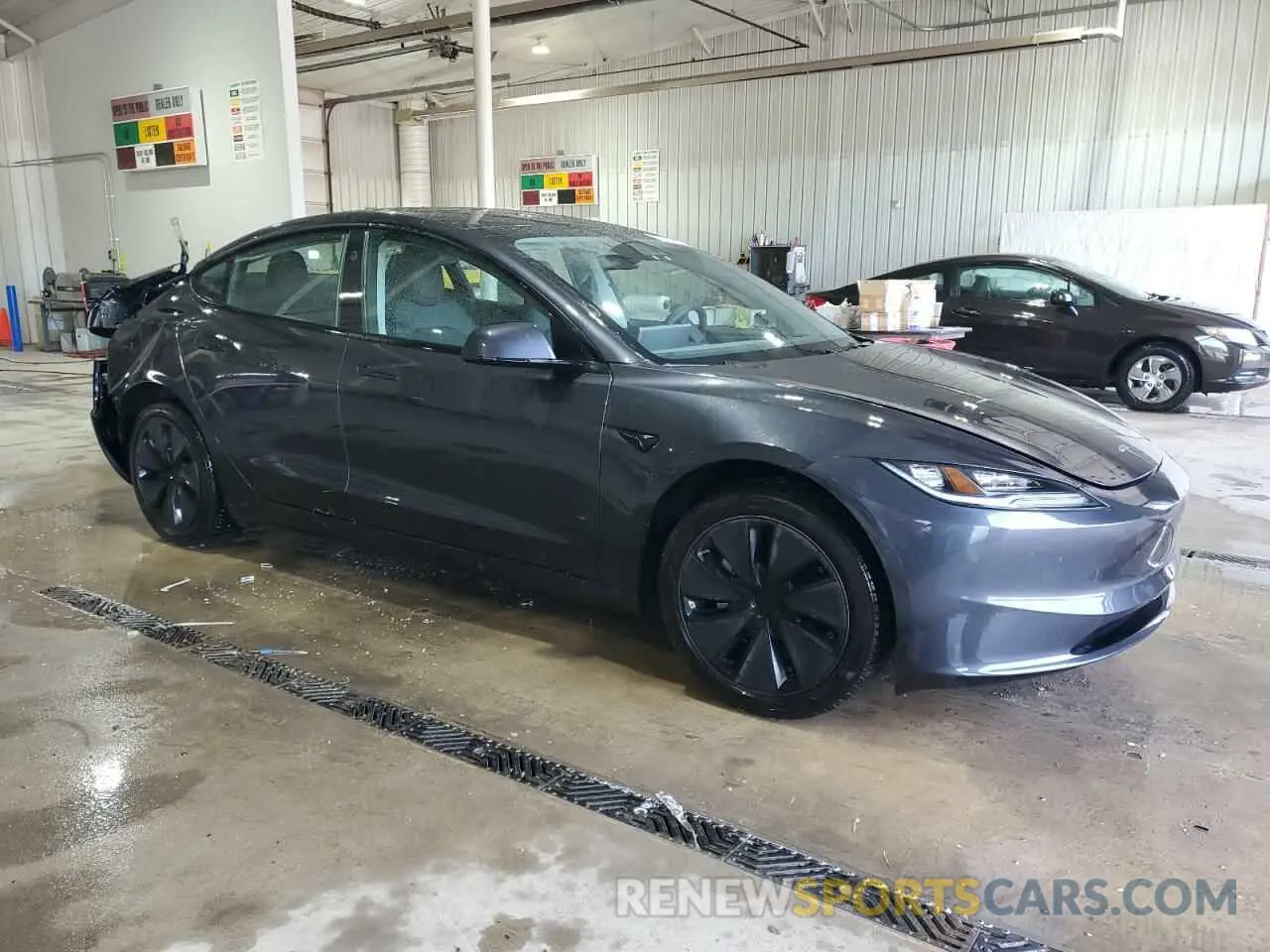 4 Photograph of a damaged car 5YJ3E1EB5RF741080 TESLA MODEL 3 2024