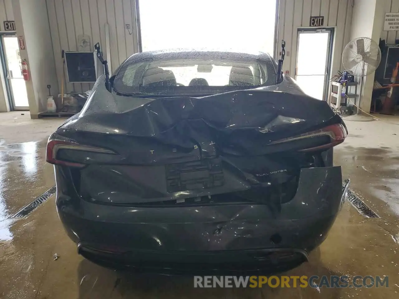 6 Photograph of a damaged car 5YJ3E1EB5RF741080 TESLA MODEL 3 2024
