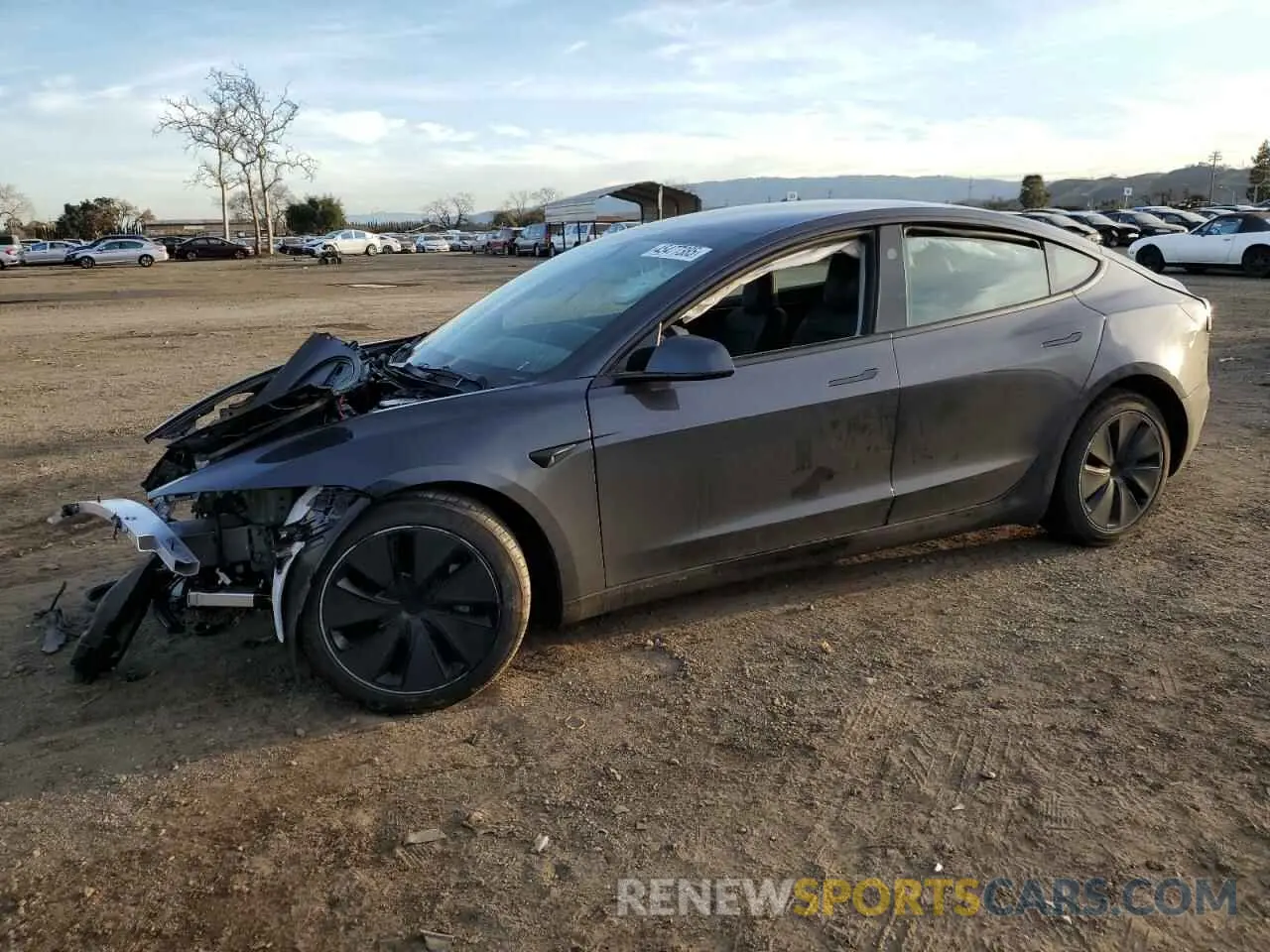 1 Фотография поврежденного автомобиля 5YJ3E1EB5RF753911 TESLA MODEL 3 2024