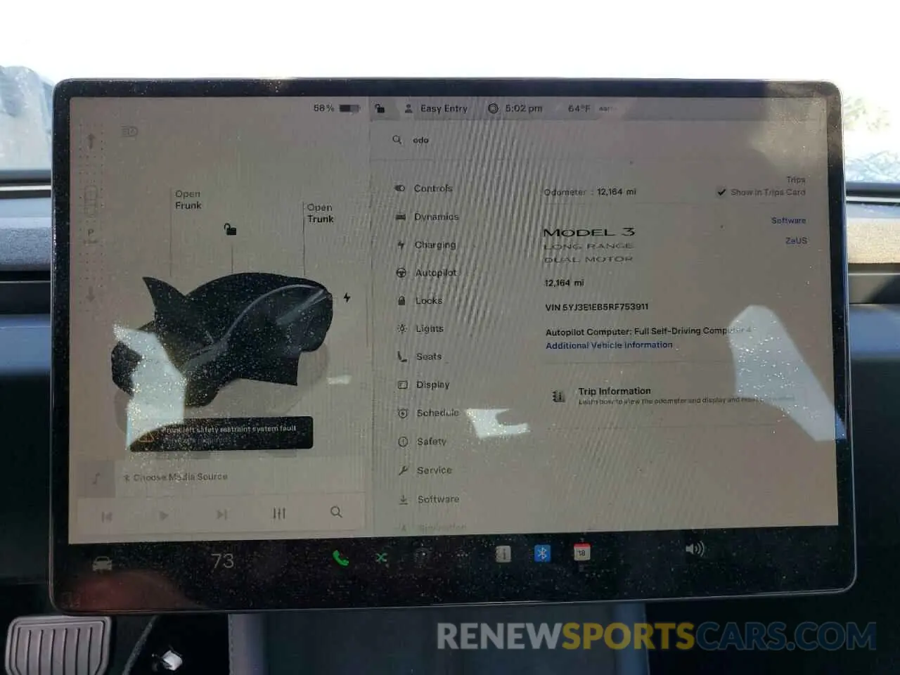 9 Фотография поврежденного автомобиля 5YJ3E1EB5RF753911 TESLA MODEL 3 2024