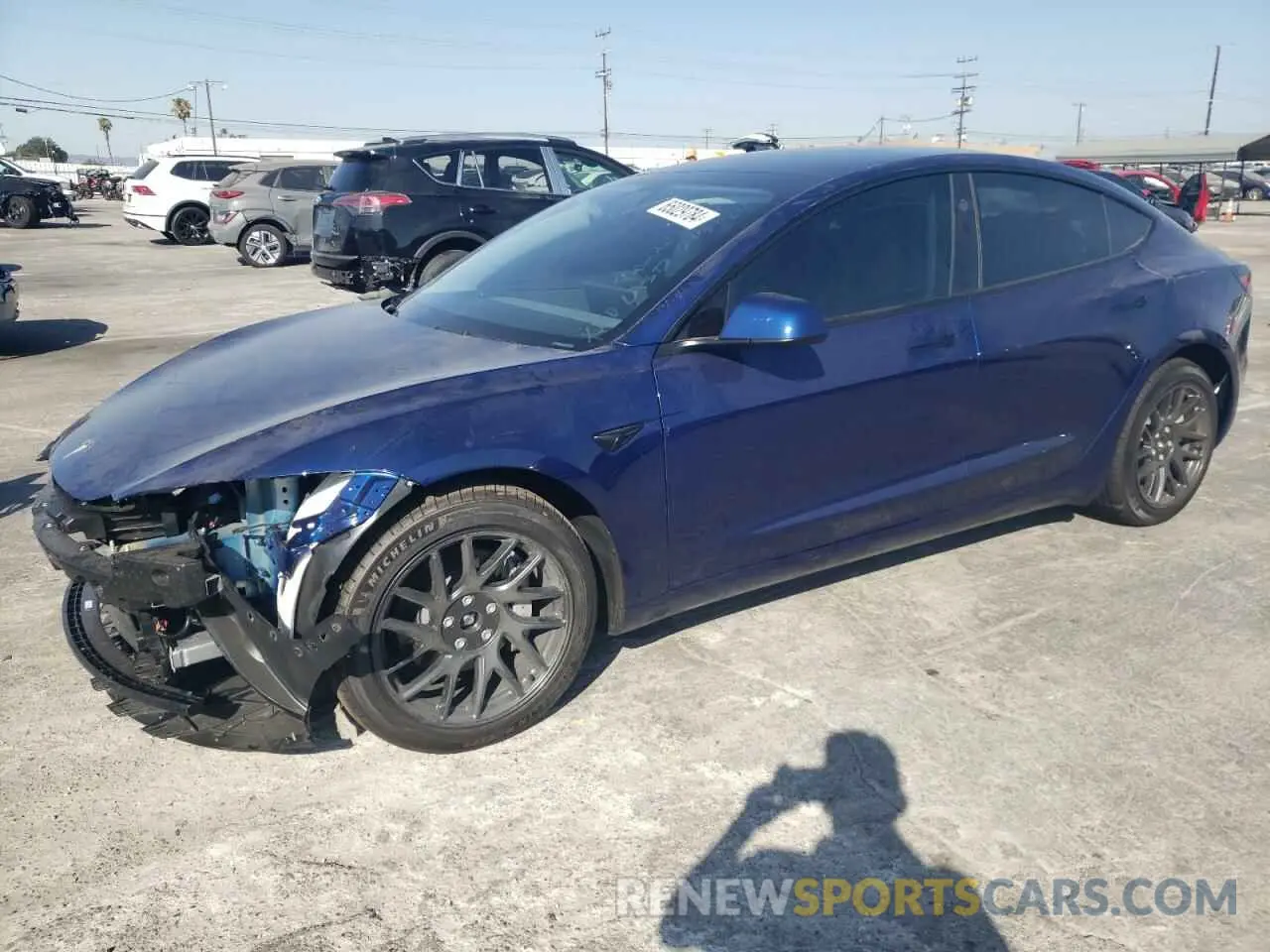 1 Фотография поврежденного автомобиля 5YJ3E1EB5RF797309 TESLA MODEL 3 2024