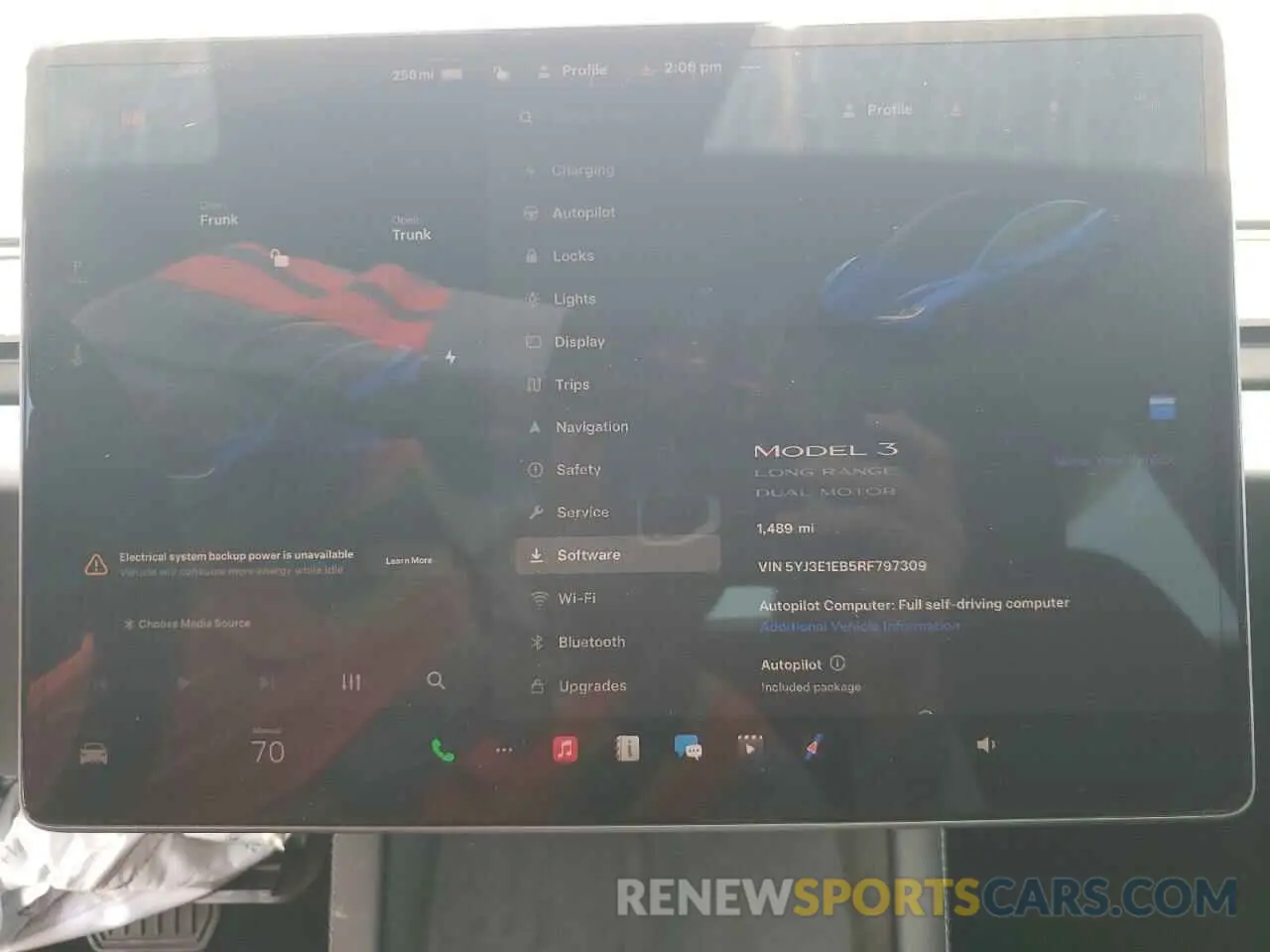9 Фотография поврежденного автомобиля 5YJ3E1EB5RF797309 TESLA MODEL 3 2024
