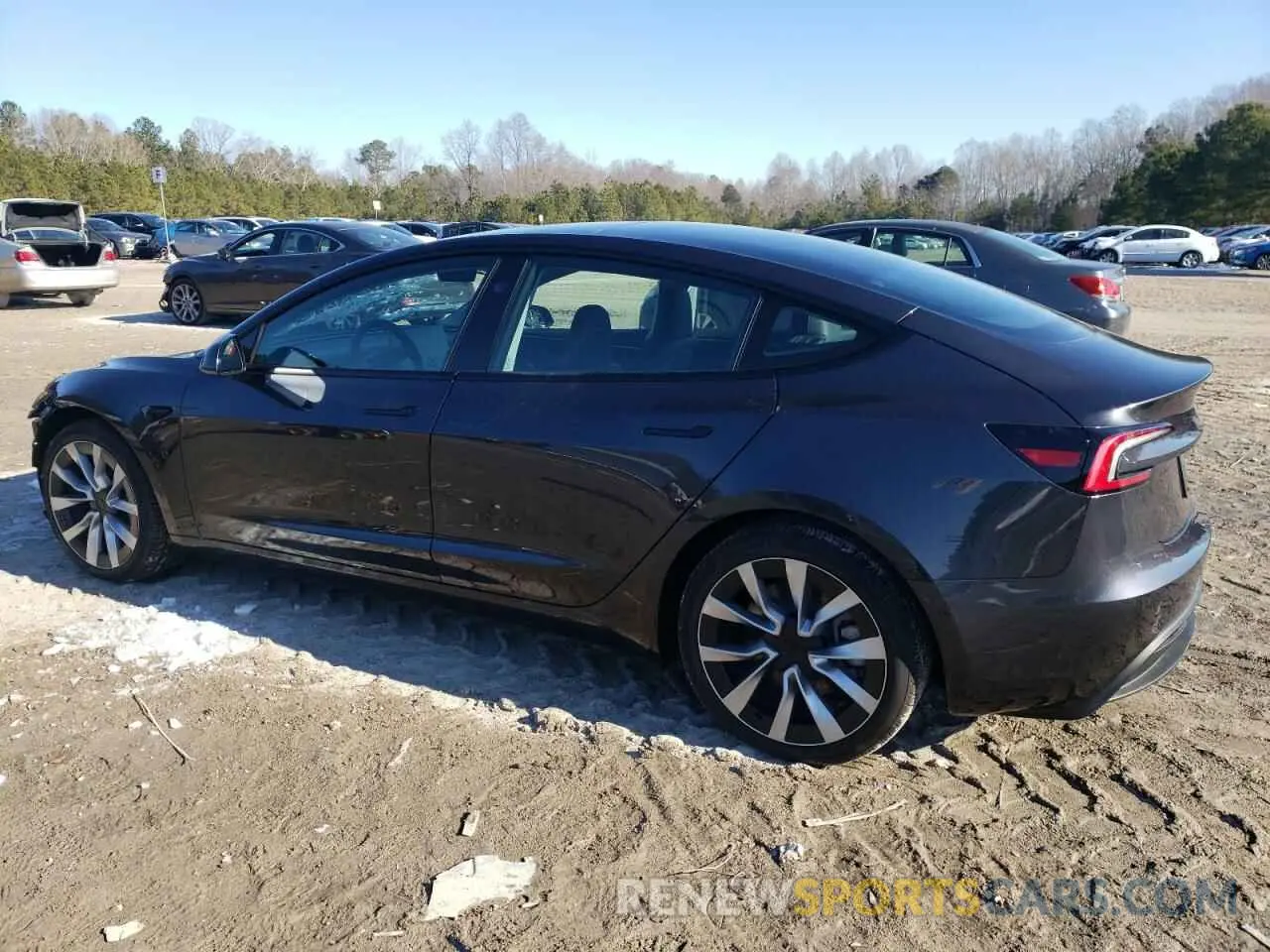 2 Photograph of a damaged car 5YJ3E1EB5RF808955 TESLA MODEL 3 2024