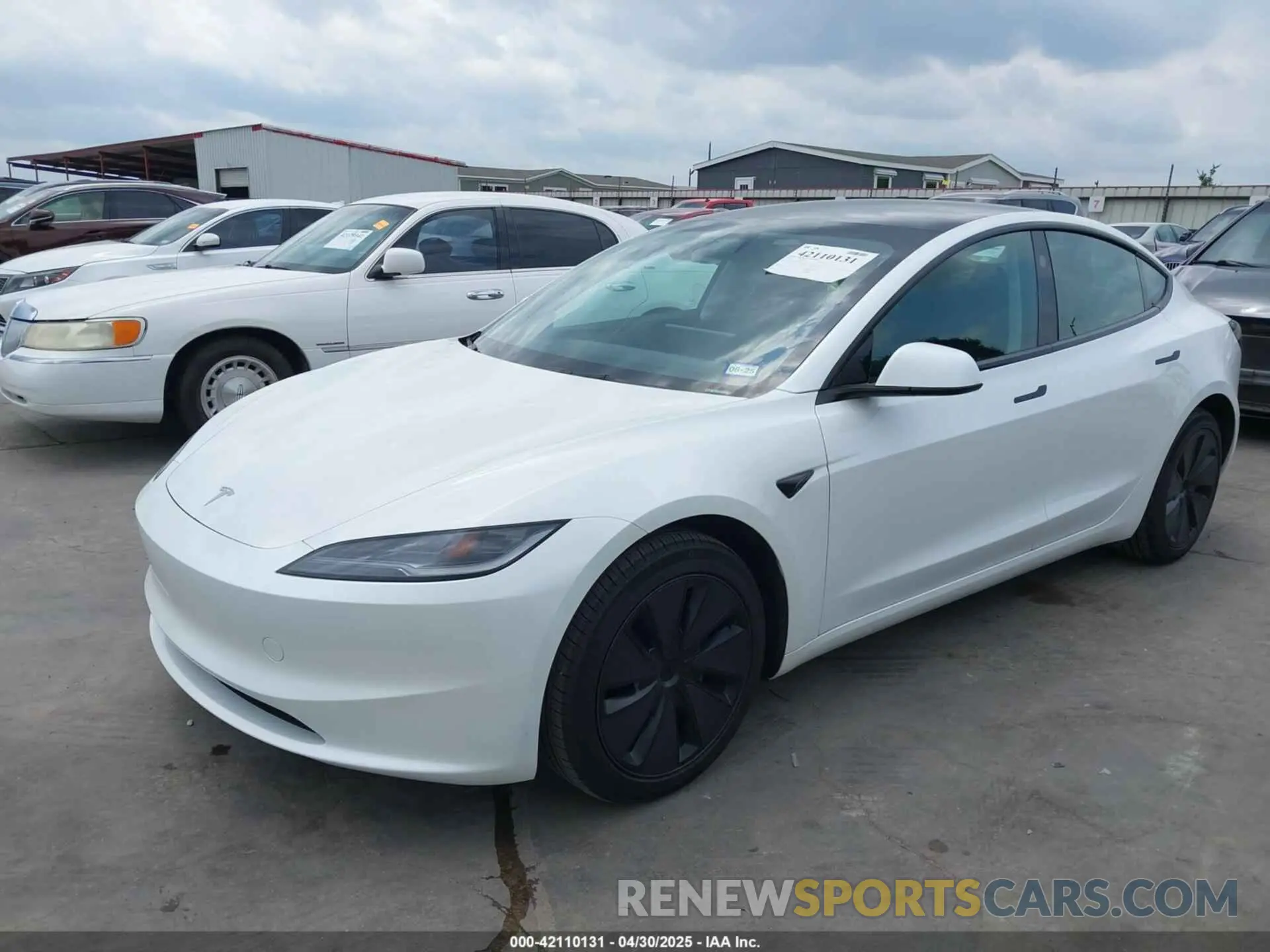 2 Photograph of a damaged car 5YJ3E1EB6RF795164 TESLA MODEL 3 2024