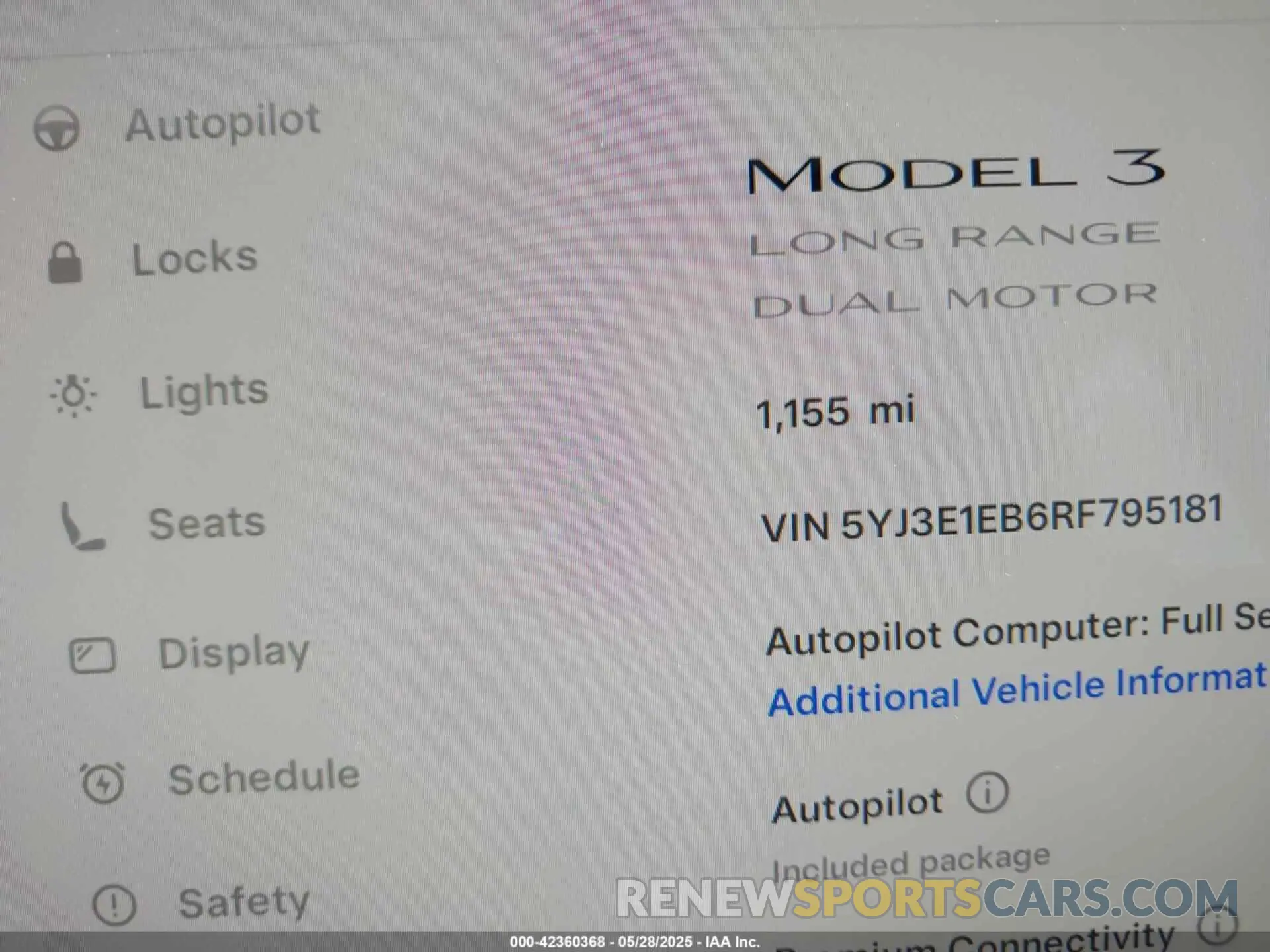 16 Photograph of a damaged car 5YJ3E1EB6RF795181 TESLA MODEL 3 2024